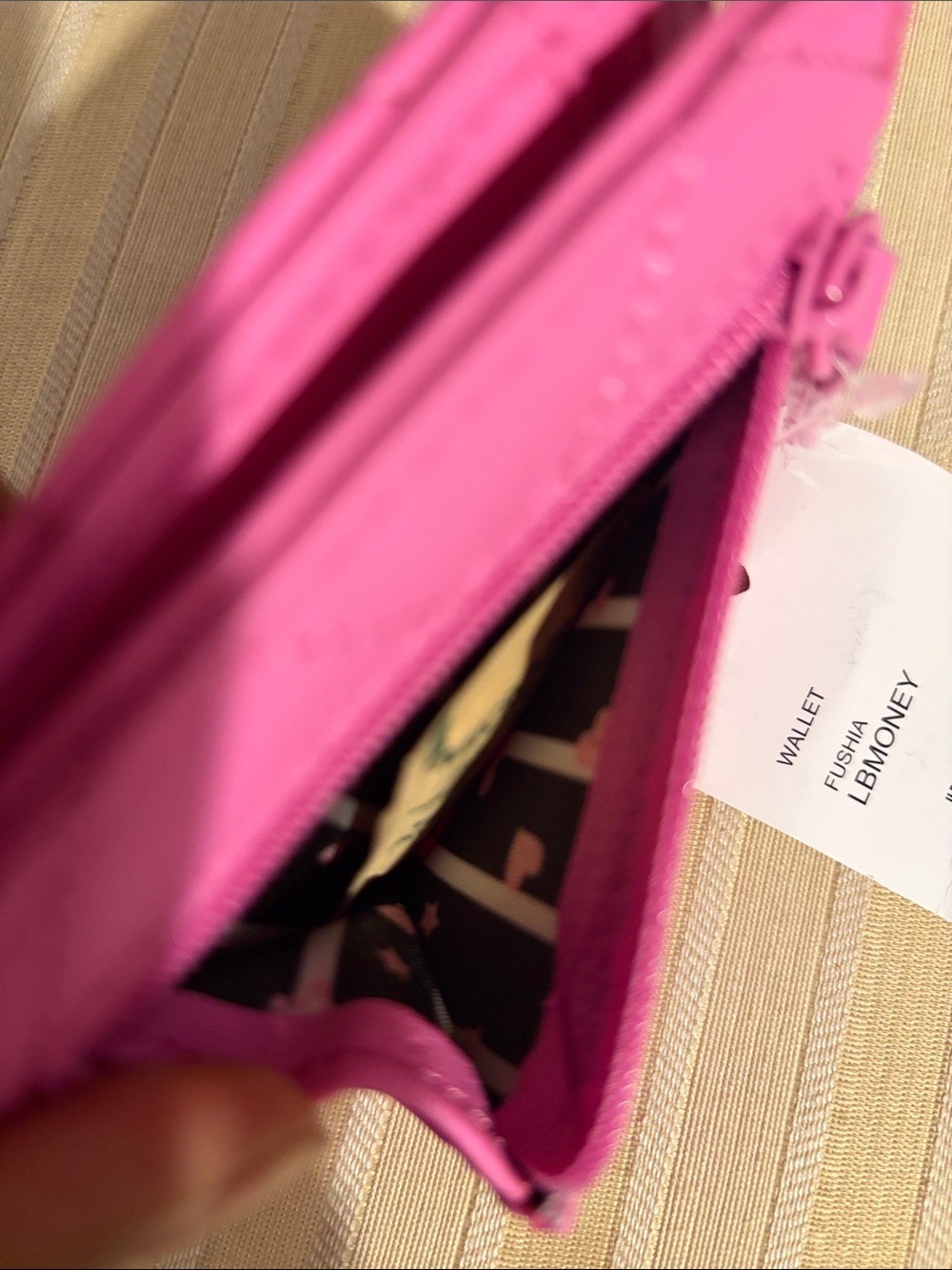 Luv Betsey Pink Quilted Heart Wallet NWT - Picture 6 of 6